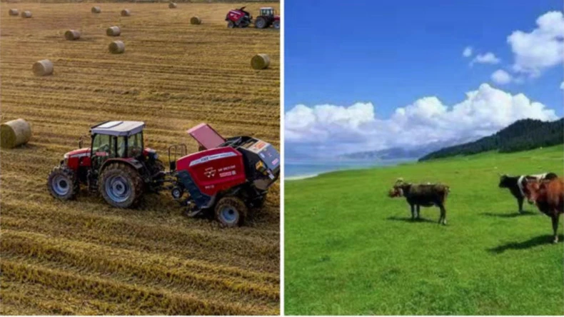 Penerapan bale net wrap dalam kegiatan pertanian