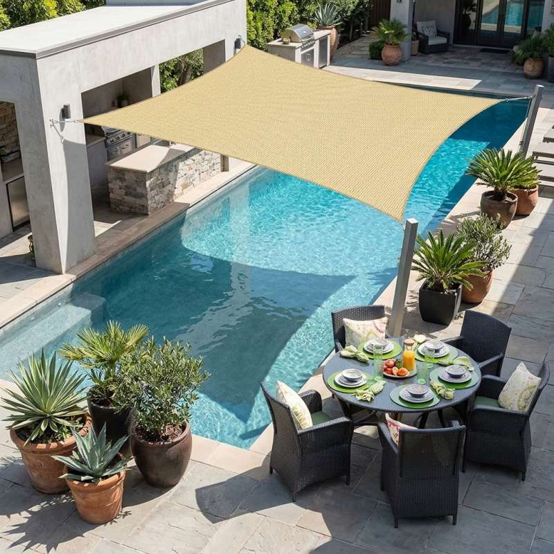 Produk kerai HDPE Shade Sail Home